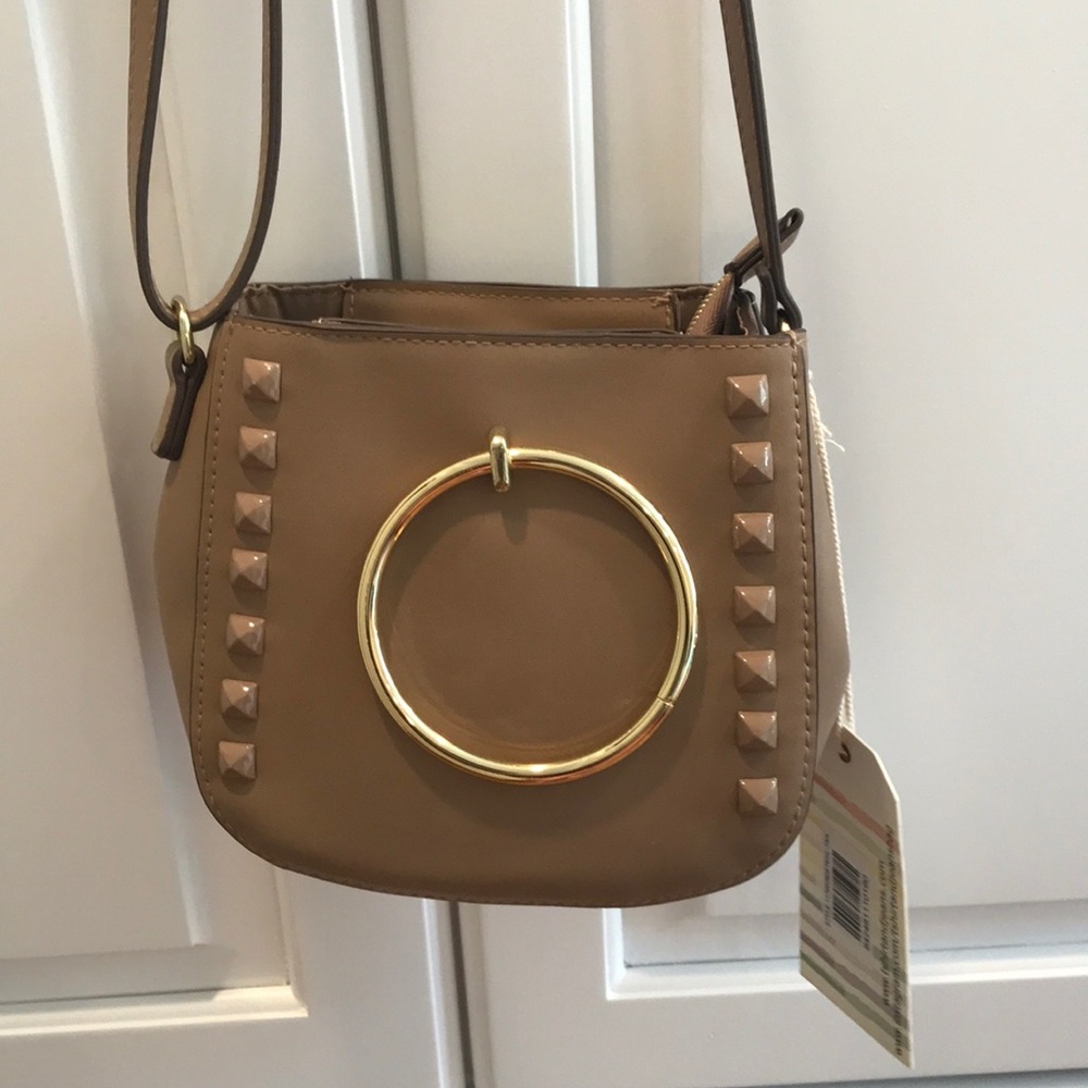 Faux Leather Crossbody Bag
